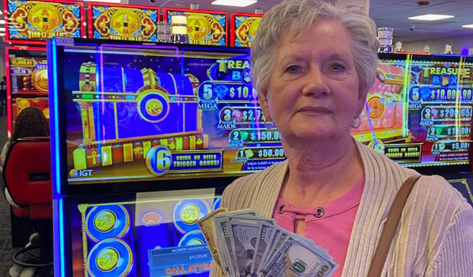 Jackpot winner, Barbara, won $11,316 at Two Kings Casino