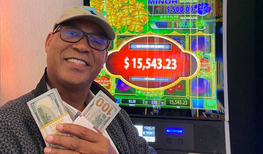 Jackpot winner, Lorenzo, won $15,549 at Two Kings Casino