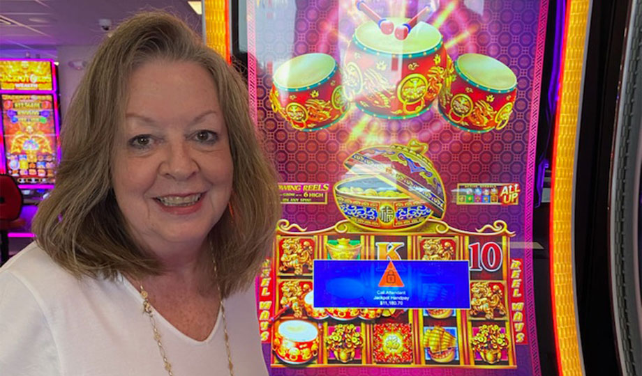 Jackpot winner, Nancy, won $11,1800 at Two Kings Casino