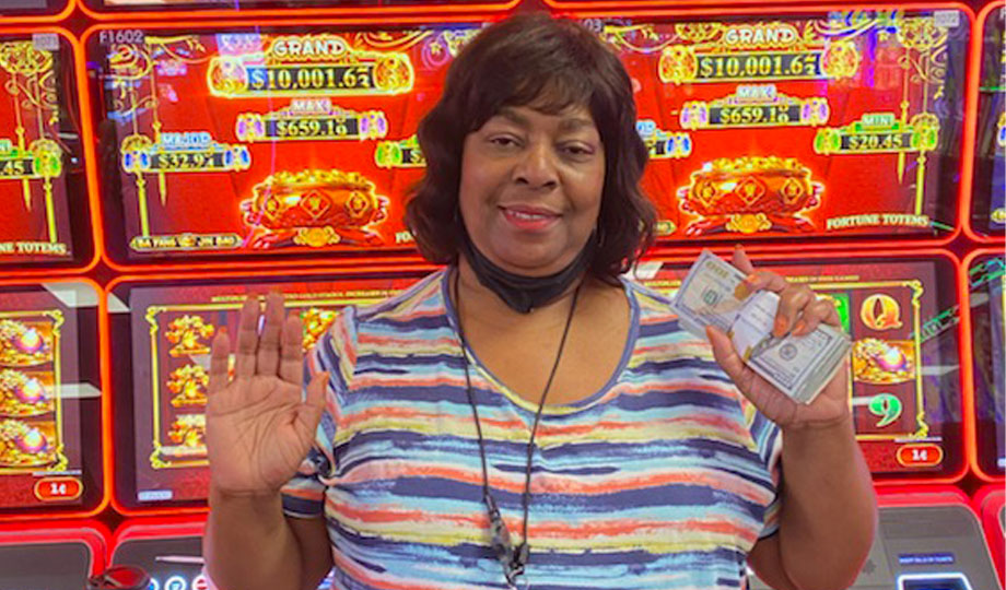 Jackpot winner, Janet, won $12,916 at Two Kings Casino