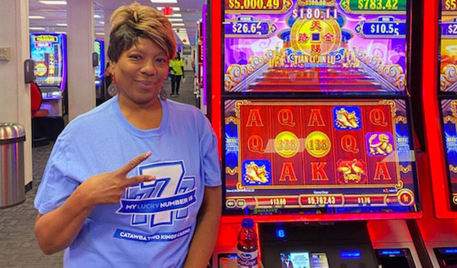 Jackpot winner, Kimberly, won $5,762.43 at Two Kings Casino