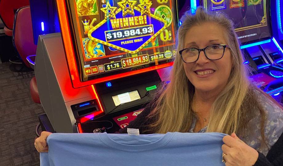 Jackpot winner, Teresa, won $19,984.93 at Two Kings Casino
